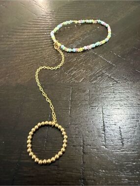 Beaded Blondes Hand Chain
